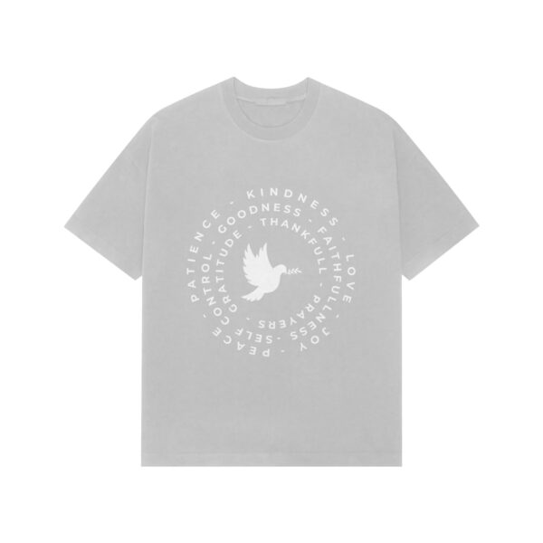 Peace-Kindness-Love Premium Oversized T- shirt - Image 3