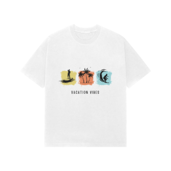 Vacation Vibes – Men Premium Oversized Tee