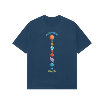 Futuristic Space –  Men’s Premium Oversized Tee