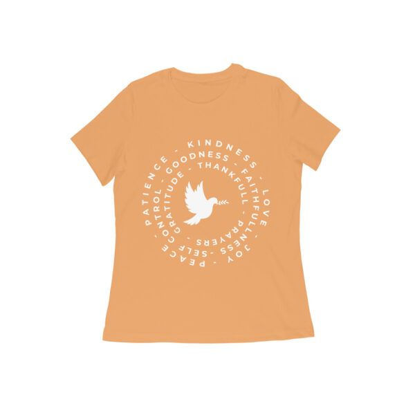 Kindness-Peace-Patience-Grateful Women Regular Tee - Image 6