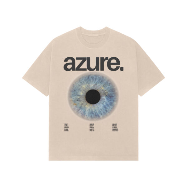 Azure. Men Premium Oversized Tee