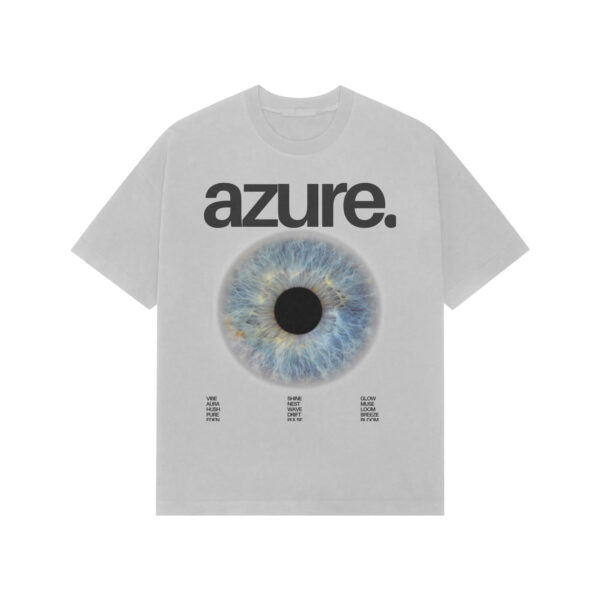 Azure. Men Premium Oversized Tee - Image 3