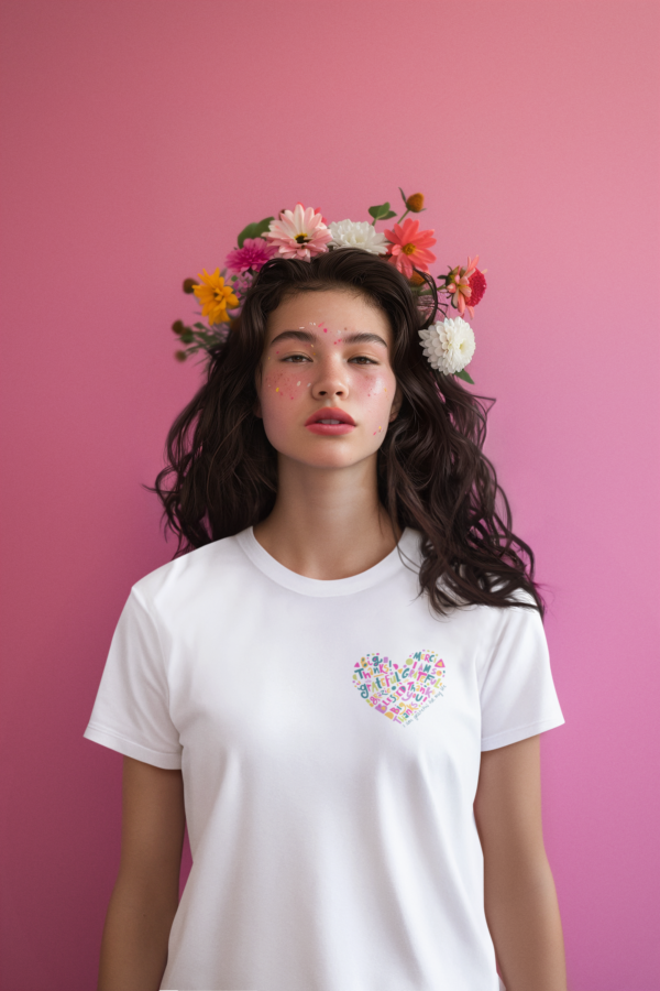 I Am Grateful for My Life – Women’s T-Shirt with Front and Back Design