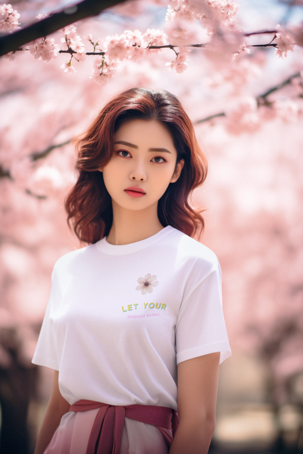 Let Your Kindness Bloom Front Design - White