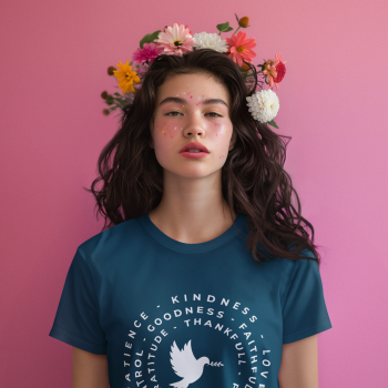 Kindness-Peace-Patience-Grateful Women Regular Tee