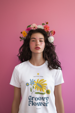 Groovy Flower – Women’s Regular Fit T-Shirt