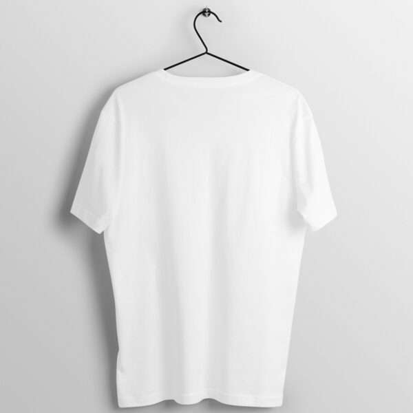 White Plain Regular T-Shirt for Men | Classic Fit, Everyday Comfort - Image 2