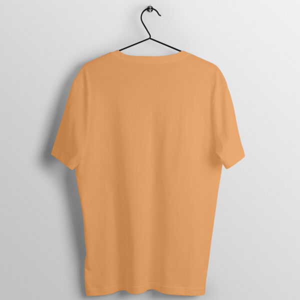 Mustard Plain Regular T-Shirt for Men | Vibrant Style, Everyday Comfort - Image 2