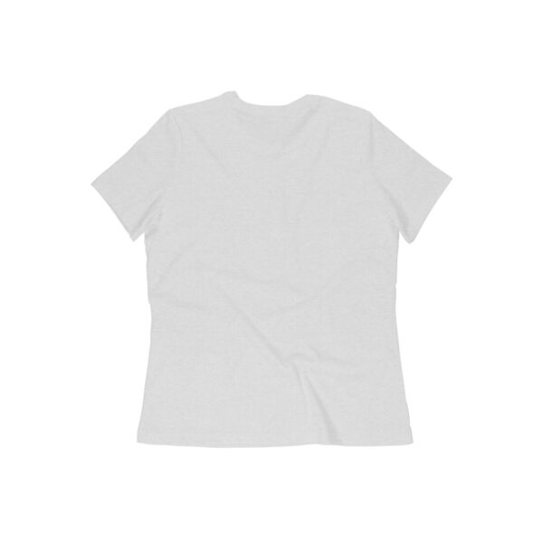 Women’s Regular Fit T-Shirt – "Grow in Grace" with Floral Stem Outline | Elegant Cotton Tee - Image 2