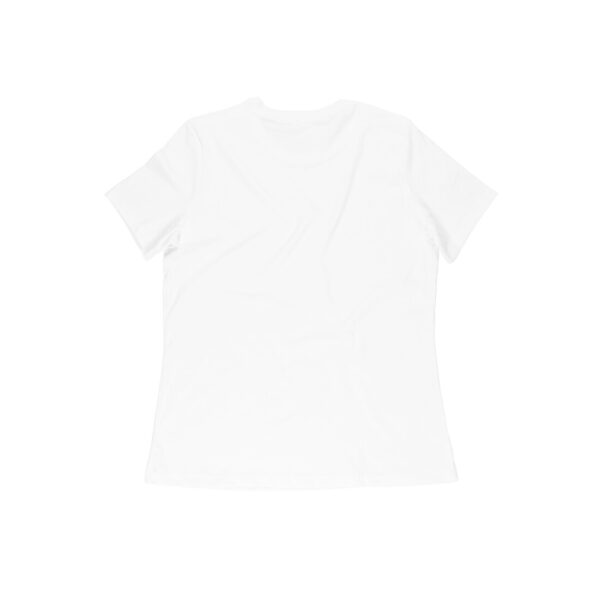 Women’s Regular Fit T-Shirt – "Little Wildflower" Quote with Floral Design | Soft Cotton Casual Tee - Image 3