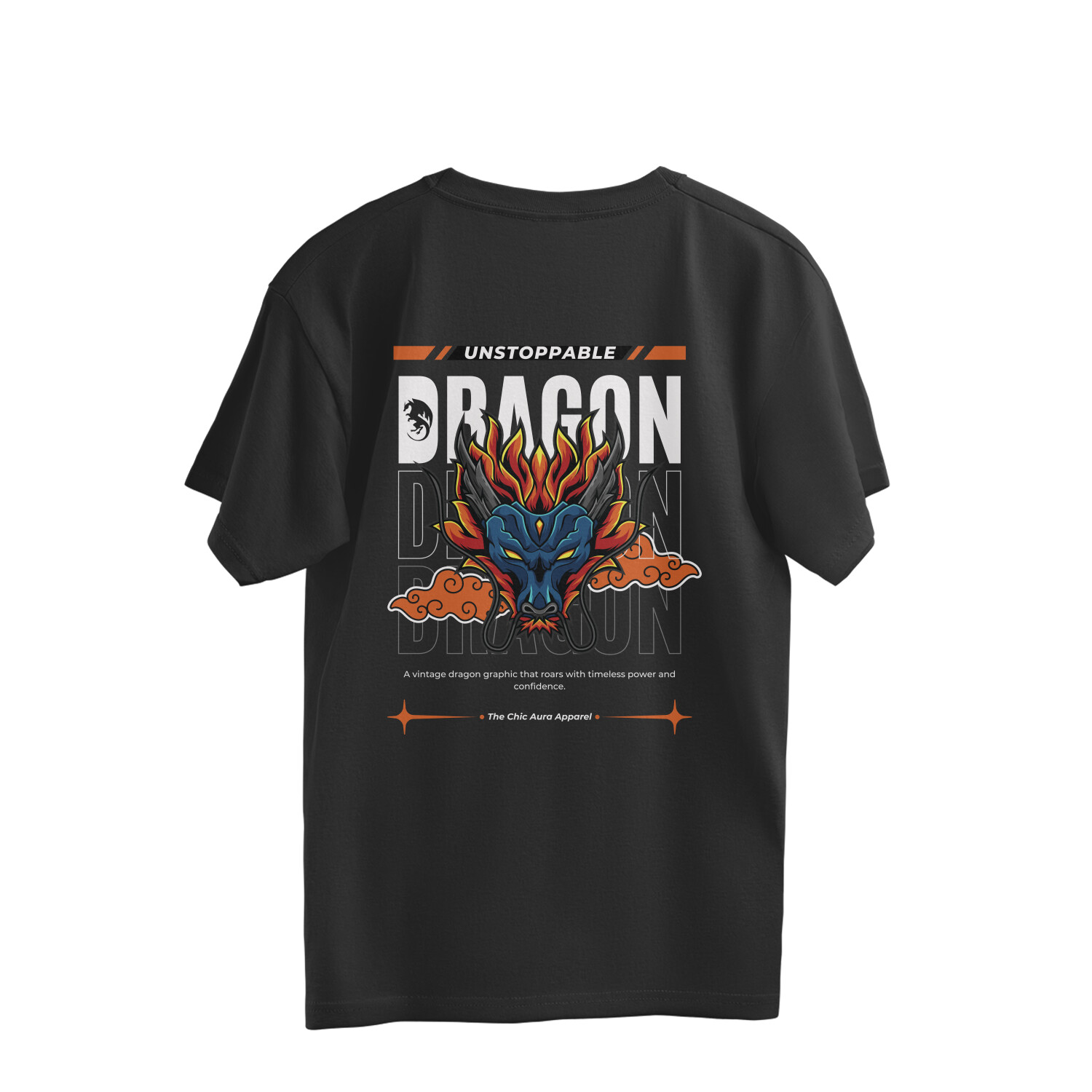 Unisex Oversized Fit T-Shirt – "Unstoppable" Front & Back Print | Heavyweight 220 GSM Cotton Tee - Image 2