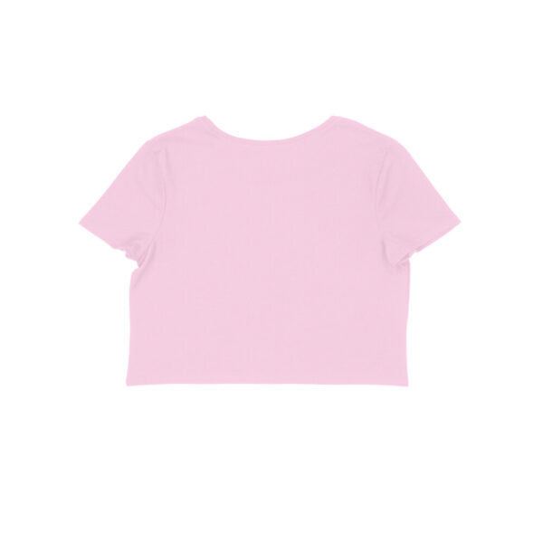 Women’s Crop Top – "Exposed" Bold Statement | 180 GSM Cotton | Trendy Curved Fit - Image 2