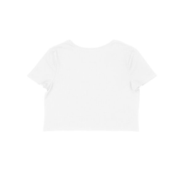Women’s Crop Top – "Exposed" Bold Statement | 180 GSM Cotton | Trendy Curved Fit - Image 4