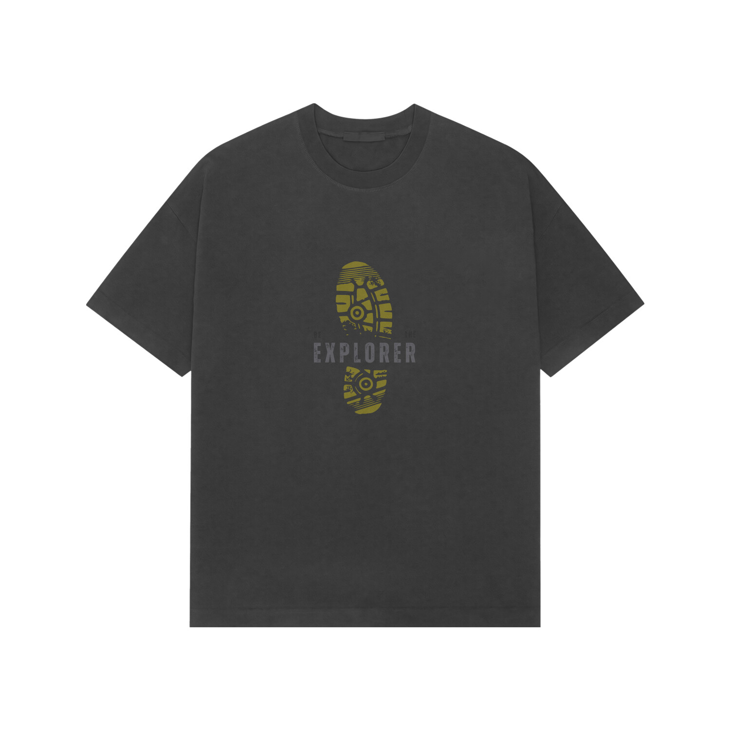 Premium Oversized “Be the Explorer” Graphic T-Shirt – Adventure-Inspired Unisex Tee